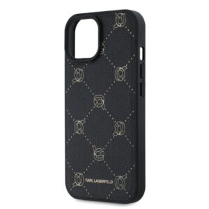 Karl Lagerfeld KLHMP15SPGKHPHK Apple iPhone 15 6.1" juodos spalvos Magsafe Karl Head - Image 3