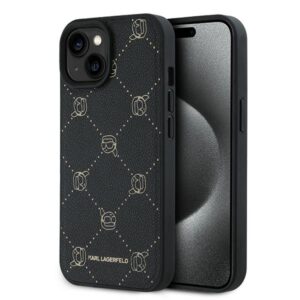 Karl Lagerfeld KLHMP15MPGKHPHK Apple iPhone 15 Plus 6.7" juodos spalvos Magsafe Karl Head