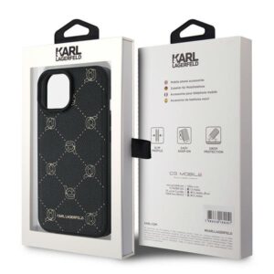 Karl Lagerfeld KLHMP15MPGKHPHK Apple iPhone 15 Plus 6.7" juodos spalvos Magsafe Karl Head - Image 8