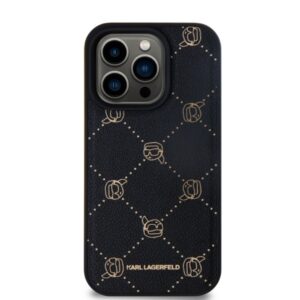 Karl Lagerfeld KLHMP15LPGKHPHK iPhone 15 Pro 6.1" juodos spalvos Magsafe Karl Head - Image 2