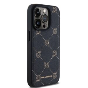 Karl Lagerfeld KLHMP15LPGKHPHK iPhone 15 Pro 6.1" juodos spalvos Magsafe Karl Head - Image 4