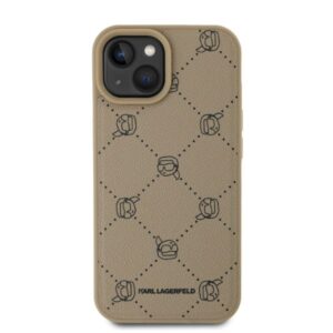 Karl Lagerfeld KLHMP15SPGKHPHE Apple iPhone 15 6.1" beige Magsafe Karl Heads - Image 2