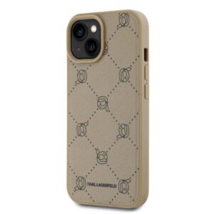 Karl Lagerfeld KLHMP15SPGKHPHE Apple iPhone 15 6.1" beige Magsafe Karl Heads - Image 3