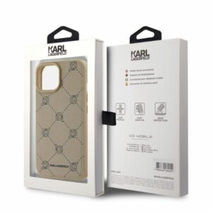 Karl Lagerfeld KLHMP15SPGKHPHE Apple iPhone 15 6.1" beige Magsafe Karl Heads - Image 4