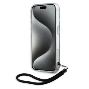 Karl Lagerfeld KLHCP15XHZBPKCCUApple iPhone 15 Pro Max 6.7" violetinės spalvos Zebra With Cord - Image 4