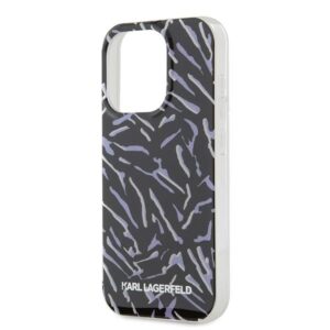 Karl Lagerfeld KLHCP15XHZBPKCCUApple iPhone 15 Pro Max 6.7" violetinės spalvos Zebra With Cord - Image 5