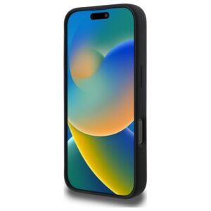 Karl Lagerfeld KLHMP16XSKCHPPLK Apple iPhone 16 Pro Max 6.9" juodos spalvos kietas dėklas Silicone Double Heads Pr - Image 5