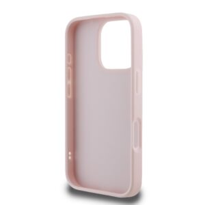 Karl Lagerfeld KLHCP16LPQDSMGP Apple iPhone 16 Pro 6.3" rožinės spalvos kietas dėklas Quilted Signature - Image 7