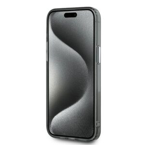 Karl Lagerfeld KLHMP15XHMCKMHK Apple iPhone 15 Pro Max 6.7" juodos spalvos IML Monogram Karl&Choupette Head M - Image 5