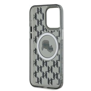 Karl Lagerfeld KLHMP15XHMCKMHK Apple iPhone 15 Pro Max 6.7" juodos spalvos IML Monogram Karl&Choupette Head M - Image 7