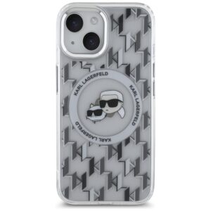 Karl Lagerfeld KLHMP15SHMCKMHT Apple iPhone 15 6.1" skaidrus IML Monogram Karl&Choupette H - Image 3