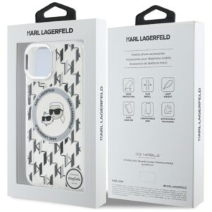 Karl Lagerfeld KLHMP15SHMCKMHT Apple iPhone 15 6.1" skaidrus IML Monogram Karl&Choupette H - Image 8