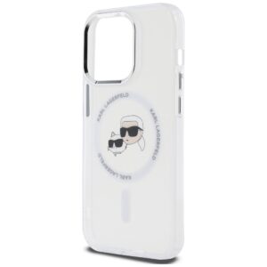 Karl Lagerfeld KLHMP14LHLSKCH Apple iPhone14 Pro 6.1" baltos spalvos kietas dėklas IML Metal Karl&Choupette Head MageSaf - Image 6