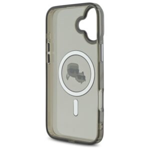 Karl Lagerfeld KLHMP16MHLSKCK Apple iPhone 16 Plus 6.7" juodos spalvos kietas dėklas IML Metal Karl&Choupette Head - Image 7