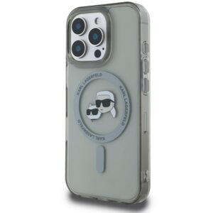 Karl Lagerfeld KLHMP16LHLSKCK Apple iPhone 16 Pro 6.3" juodos spalvos kietas dėklas IML Metal Karl&Choupette Head - Image 2