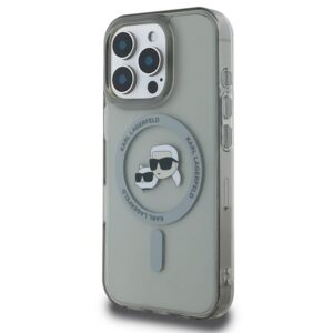 Karl Lagerfeld KLHMP16XHLSKCK Apple iPhone 16 Pro Max 6.9" juodos spalvos kietas dėklas IML Metal Karl&Choupette H - Image 2