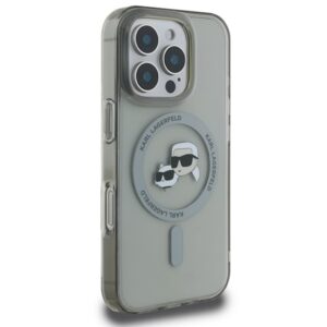 Karl Lagerfeld KLHMP16XHLSKCK Apple iPhone 16 Pro Max 6.9" juodos spalvos kietas dėklas IML Metal Karl&Choupette H - Image 4