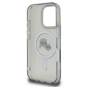 Karl Lagerfeld KLHMP16XHLSKCK Apple iPhone 16 Pro Max 6.9" juodos spalvos kietas dėklas IML Metal Karl&Choupette H - Image 7