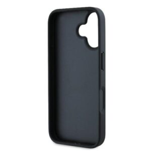 Karl Lagerfeld KLHCP16SPGKLKCPK Apple iPhone 16 6.1" juodos spalvos kietas dėklas Monogram Karl&Chaoupette Head Pi - Image 7