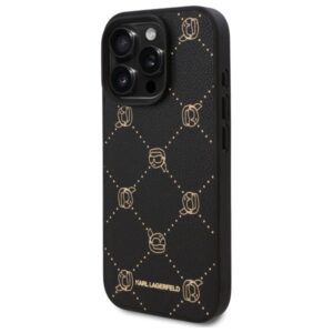 Karl Lagerfeld KLHMP16XPGKHPHK Apple iPhone 16Pro Max 6.9" juodos spalvos Magsafe Karl Head - Image 2