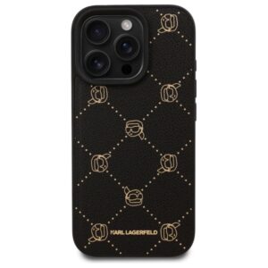 Karl Lagerfeld KLHMP16XPGKHPHK Apple iPhone 16Pro Max 6.9" juodos spalvos Magsafe Karl Head - Image 3