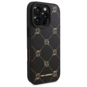 Karl Lagerfeld KLHMP16XPGKHPHK Apple iPhone 16Pro Max 6.9" juodos spalvos Magsafe Karl Head - Image 4