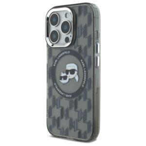 Karl Lagerfeld KLHMP16LHMCKMHK Apple iPhone 16 Pro 6.3" juodos spalvos IML Monogram Karl&Choupette Head MagSa - Image 2