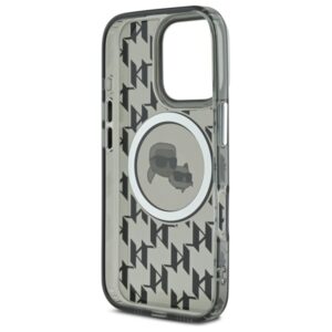 Karl Lagerfeld KLHMP16LHMCKMHK Apple iPhone 16 Pro 6.3" juodos spalvos IML Monogram Karl&Choupette Head MagSa - Image 7