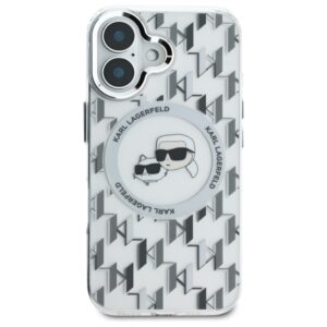 Karl Lagerfeld KLHMP16SHMCKMHT Apple iPhone 16 6.1" skaidrus IML Monogram Karl&Choupette H - Image 3