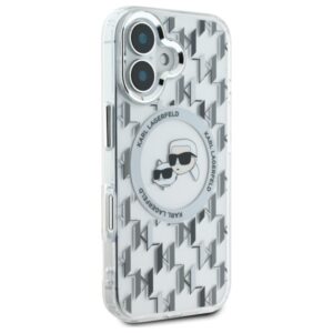 Karl Lagerfeld KLHMP16SHMCKMHT Apple iPhone 16 6.1" skaidrus IML Monogram Karl&Choupette H - Image 4