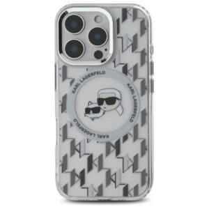Karl Lagerfeld KLHMP16LHMCKMHT Apple iPhone 16 Pro 6.3" skaidrus IML Monogram Karl&Choupet - Image 3