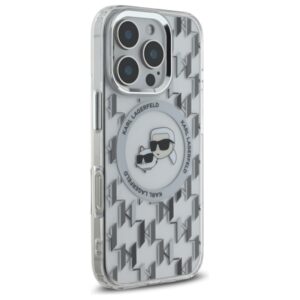 Karl Lagerfeld KLHMP16LHMCKMHT Apple iPhone 16 Pro 6.3" skaidrus IML Monogram Karl&Choupet - Image 4