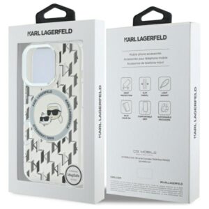 Karl Lagerfeld KLHMP16LHMCKMHT Apple iPhone 16 Pro 6.3" skaidrus IML Monogram Karl&Choupet - Image 8