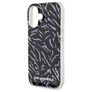 Karl Lagerfeld KLHCP16MHZBPKCCU Apple iPhone 16 Plus 6.7" violetinės spalvos Zebra With Cord - Image 5