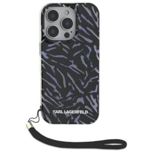 Karl Lagerfeld KLHCP16XHZBPKCCU Apple iPhone 16 Pro Max 6.9" violetinės spalvos Zebra With Cord - Image 2