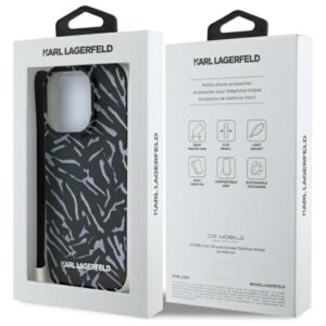 Karl Lagerfeld KLHCP16XHZBPKCCU Apple iPhone 16 Pro Max 6.9" violetinės spalvos Zebra With Cord - Image 7