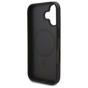Karl Lagerfeld KLHMP16SPKHPORPK Apple iPhone 16 6.1" juodos spalvos kietas dėklas Hot Stamp Magsafe - Image 7
