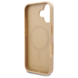 Karl Lagerfeld KLHMP16SPKHPORPE Apple iPhone 16 6.1"beige kietas dėklas Hot Stamp Magsafe - Image 7