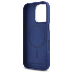 Karl Lagerfeld KLHMP16LPGMSRPB Apple iPhone 16 Pro 6.3" blue kietas dėklas FW Metal Plate MagSafe - Image 7