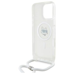 Karl Lagerfeld KLHMP16XHCCHNT Apple iPhone 16 Pro Max 6.9" kietas dėklas skaidrus IML Choupette Head & Cord - Image 6