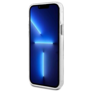 Karl Lagerfeld KLHMP12MHLSCHH Apple iPhone 12 / 12 Pro 6.1" baltos spalvos kietas dėklas IML Metal Choupette Head - Image 5