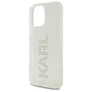 Karl Lagerfeld KLHCP16XHKLSTDCT Apple iPhone 16 Pro Max 6.9" skaidrus kietas dėklas IML Rhinestones Logo - Image 6