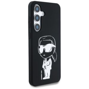 Dėklas Karl Lagerfeld Silicone Graffiti Ikonik Printed Logo MagSafe Samsung Galaxy S25 juodos spalvos - Image 4