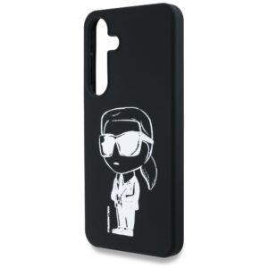 Dėklas Karl Lagerfeld Silicone Graffiti Ikonik Printed Logo MagSafe Samsung Galaxy S25 juodos spalvos - Image 6