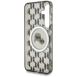 Dėklas Karl Lagerfeld Button Karl & Choupette Heads On KL Pattern MagSafe Samsung Galaxy - Image 7