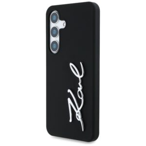 Dėklas Karl Lagerfeld Silicone Metal Signature Logo Samsung Galaxy S25 juodos spalvos - Image 2