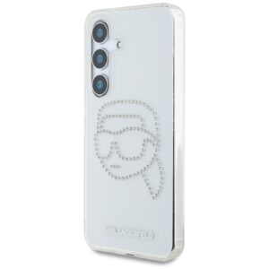 Dėklas Karl Lagerfeld Rhinestones Karl Head Logo Samsung Galaxy S25 skaidrus - Image 2