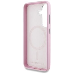 Dėklas Karl Lagerfeld Saffiano Full Wrapped Elongated Metal Logo MagSafe Samsung Galaxy S25+ - Image 7