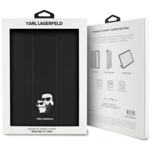 Karl Lagerfeld KLFC11PM24SAKCK Apple iPad Pro 11" 2024 Book Cover juodos spalvos Saffiano Magnetic Karl &Ch - Image 8