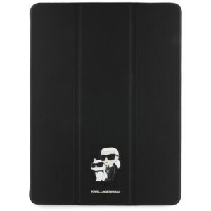 Karl Lagerfeld KLFC13PM24SAKCK Apple iPad Pro 13" 2024 Book Cover juodos spalvos Saffiano Magnetic Karl &Ch - Image 2
